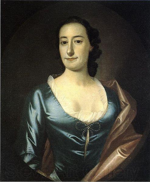 Jeremiah Theus Portrait of Elizabeth Prioleau Roupell